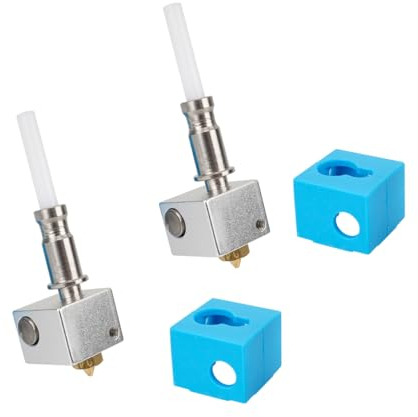 2-Pack V5 J Kopf Druckkopf Hotend Düse 0.4mm mit Silikon Socke 1.75mm NUR kompatibel mit Anycubic Kobra und Kobra Neo 3D Drucker Zubehör