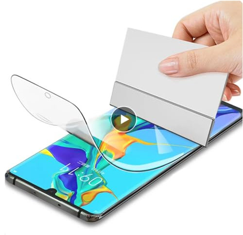 Renwox 2pcs Film Hydrogel Haute Sensibilité pour Huawei P30 lite/New Edition 6.15 Protecteur d'écran Transparent Flexible HD Antidéflagrant Fingerprint Unlock film Hydraulique