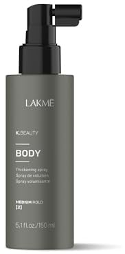 Lakme Spray Voluminizador y Protector Termico K.BEAUTY BODY para Cabello Fino, tipo de fijacion media, Resistente al Frizz y Protección Térmica
