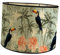 rockible Pantallas de lámpara de bambú Pantalla de lámpara de Tambor E27 Pantalla Decorativa de Granja Pantalla Japonesa para lámparas de Mesa Lámparas de, pájaros de Flores