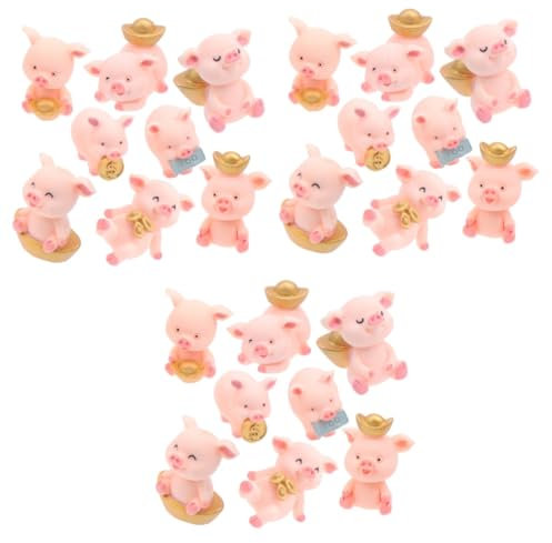POPETPOP STK Rensin Einhorn Mikrolandschaft Schweinchen Essbarer Kleber Für Die Kuchendekoration Weihnachtsdekorationen Im Freien Kawaii Tierfiguren Kind Harz Reiches