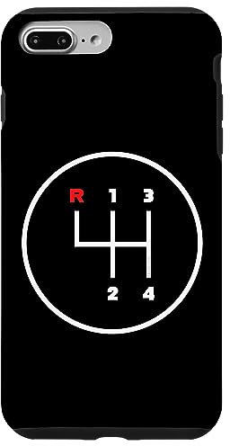 Car Manual Gear Shifter Knob Pattern (4 Speed) Case for iPhone 7 Plus/8 Plus