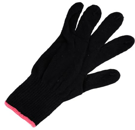 GroveEss Cotton Heat Resistant Gloves,Durable Heat Proof Gloves for Hair Styling,Professional Ironing Heat Protection Gloves Styling Tools for Hair Curling Wand Flat Iron(1Pc)