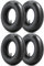 PaoWin 4PPCS 5.0/4.0-6 Tuyau de roue de brouette 13x5.00-6 Tuyau de remplacement de roue de brouette renforcé compatible pour 5.0-6 4.0-6 Pneu de brouette, chariot de jardin, remorque, tondeuse |TR13