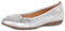 Gabor Rosta Womens Ballet Pumps 6.5 UK Silver Metallic