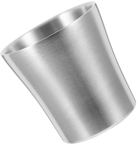 Abaodam Stainless Steel Metal Cups for Drinking Insulated Tumbler Cup Water Tumbler Toothbrush Container for Bathroom