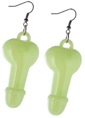 Jiuvaso Boucles d'oreilles Fantaisie en Forme de Au Néon pour Femmes