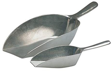 Abwiegeschaufel Alu.silber L.400mm Inh.1510 ml