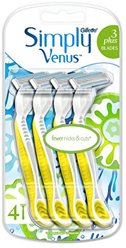 Gillette Simply Venus 3 Plus Einwegrasierer für Frauen 4 Stück