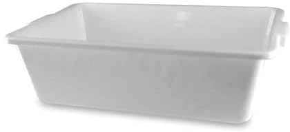 Vaschetta della Giganplast idonea per trasportare o esporre alimenti. Modello Frigor misure 34x24 h.10 cod. 560M4/BI Colore bianco