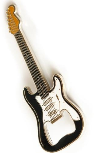 Flaschenöffner - Gitarre Classic Schwarz