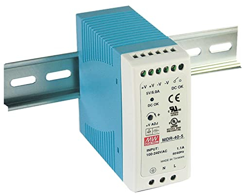 Din-Rail Netzteil 40W 12V 3,33A; MeanWell, MDR-40-12