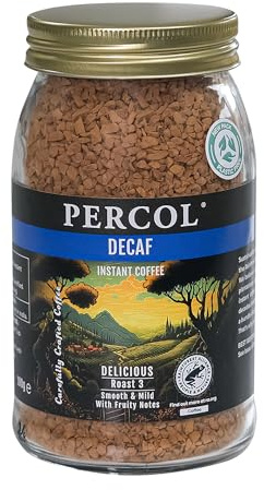 (3 PACK) - Percol - Decaf Colombian Instant Coffee | 100g | 3 PACK BUNDLE