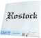 INDIGOS UG Auto Aufkleber Auto - 200x60 mm - Stadt Rostock - schwarz - Selbstklebender Sticker für Auto, Fenster, Bus oder LKW