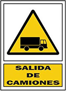 Señal Salida Camiones Pvc 324 Pla-Cat