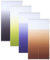 Garduna Flow Plissee # blau 75cm # - mit Farbverlauf - verspannt - Smartfix - Klemmfix - ohne Bohren - viele Größen - Sichtschutz - lichtdurchlässig