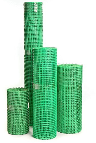 Kunststoffzaun Kunststoffgitter Gartennetz Maschengewebe Kunststoffzaun Beetschutz Schutznetz Baumnetz Höhe 120cm Maschengewebe Kunststoffgitter für Garten & Tiere (50 Meter)