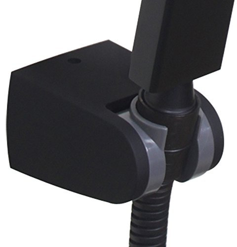Skybath Black Adjustable ABS Shower Holder Wall Mounted for Hand Held Shower Head Set