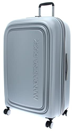Mandarina Duck Logoduck+ Trolley XL EXP Silver (Silber) 52x82x34/37(BxHxB)