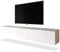 Selsey KANE – TV-Lowboard hängend/stehend Betonoptik/Weiß Hochglanz mit LED, 180 cm
