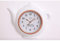 Sifcon International Teapot Clock Bronze