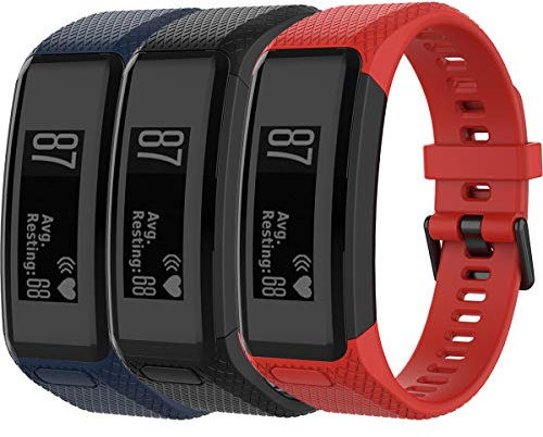 Shieranlee Armband für vivosmart hr, Premium Silikon Quickfit Armbänder Kompatibel mit Garmin vivosmart hr Sports GPS Smart Watch with Adapter Tools