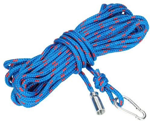 KOTARBAU® Schornsteinbesen Polypropylen-Zugseil 15m Ø 6mm mit Schelle und Gewinde