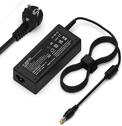90W Chargeur pour Acer Aspire 3 5 E1 E5 E15 E17 ES1 ES15 V5 V15 5750G 7750G 7741G E5-575 E5-571 E5-573 F5-573G ADP-90CD DB A10-090P3A PA-1900-86 PC Ordinateur Portable Alimentation Adaptateur 5,5×1,7