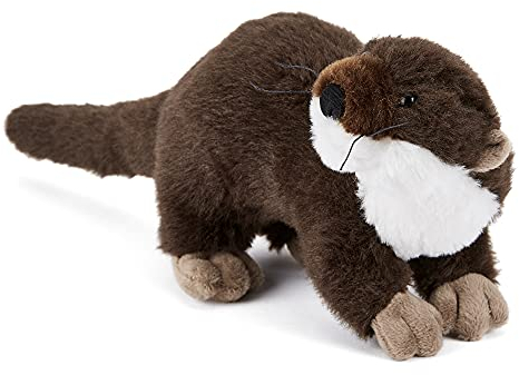 Zappi Co Plush Kinder-Plüschtier, Plüschtier, Teil der Safari-Tier-Kollektion, perfekt für Kinder (30 cm Tiefe) (Otter)