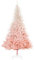 HOMCOM 6FT Pink Artificial Christmas Tree Holiday Home Decoration Ornament w/Metal Stand Fully Pretty Home Office Joy