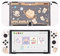GeekShare Schutzhülle Slim Cover Case kompatibel mit Switch OLED und Joy Con – Stoßdämpfung und Kratzfest – Space Cat