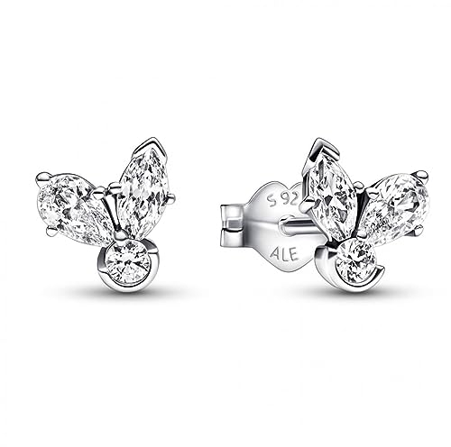 PANDORA Timeless Funkelnde Herbarium Cluster Ohrringe aus Sterling-Silber, Kompatibel mit PANDORA Timeless Armbänder, 292406C01