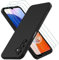 Oureidoo Hülle kompatibel mit Samsung Galaxy A14 4G/5G, mit 3 Stück Panzerglas Schutzfolie, Handyhülle für Samsung Galaxy A14 4G/5G Silikon gummiert, Handy Case in Schwarz