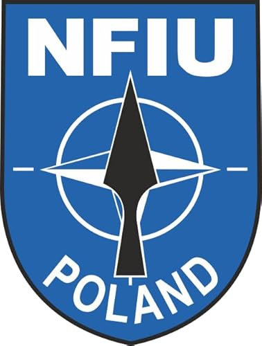 U24 Aufkleber Polen NATO NFIU Emblem 27 x 36 cm Autoaufkleber Sticker Konturschnitt