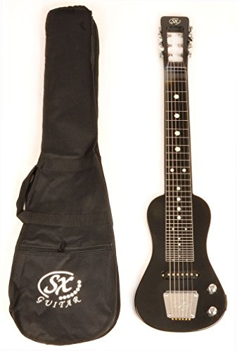 SX LAP 3 Black Lap Steel Gitarre, Musikinstrumente, mit kostenloser Tragetasche