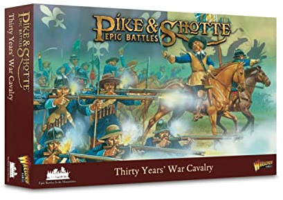 Thirty Year's War Cavallerry - Kunststoff-Miniaturen für Hecht & Shotte epische Schlachten, hochdetaillierte Miniaturen für Tisch-Kriegsspiele