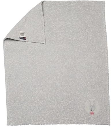 David Fussenegger [W0724] [W2404] Kids Baumwolldecke Hase inkl. Stick Filz, 100x75 cm