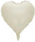Palloncini a forma di cuore, in crema, per San Valentino, 18 pollici, 20 pezzi, bianchi, a forma di cuore, a elio, adatti per matrimoni, Bianco Latte