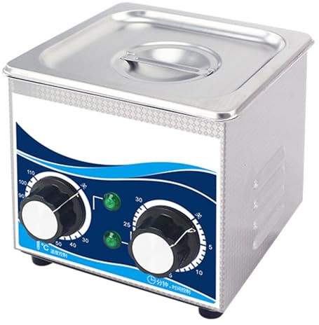 Ultrasonic Cleaner 1.3L 2L 3.2L 4.5L 6.5L 10LStainless Steel Machine Industry Cleaning Equipment for Jewelry Brass Glasse,1.3L