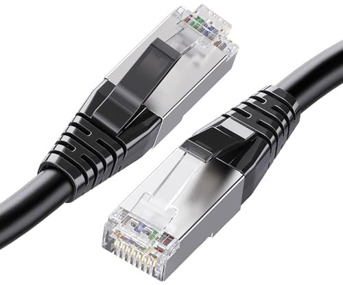 Cable MattersCat 8 S/FTP RJ45 Patch Cable in Black - 50 Feet