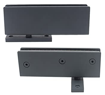 Charnière pivotante de porte en verre, charnières de porte de douche, sans cadre, charnières pivotantes de porte robustes à 360 degrés, pinces de salle de bains en acier inoxydable 304, pince en verre