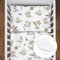 Baby Comfort 4 Piece Toddler Kids Cot Bed Set 120x90 cm Duvet Pillow Duvet Cover Pillowcase (Safari)