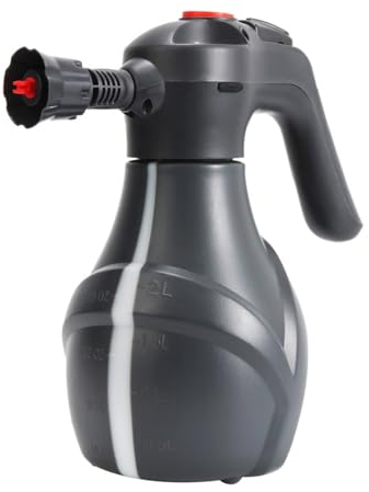 Mulcort Elektrischer Auto-Schaumsprüher, 2 l Schnee Schaumpistole, Auto-Detailing-Schaumsprüher, 3000 mAh Akku, für die Hausreinigung, Gartenarbeit und Gemüsebewässerung, professionelle Autowäsche