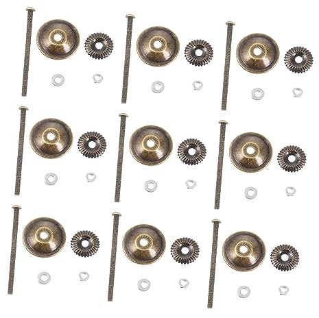 Yardenfun Schrankknopf- Und Griff-set Schraubstangen 20er-pack Keramik Rustikale Bronze Für Möbel