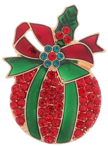 OUNONA Pride Pin Weihnachten Diamant Brosche Mode Festliche Emaille Pin Hemd Pullover Boutonnieres Kleidung Kragen Corsage