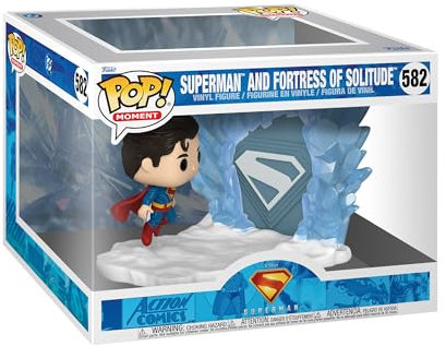 Funko Pop! Moment: Superman 2025 S2 - Superman with Fortress of Solitude - Vinyl-Sammelfigur - Geschenkidee - Offizielle Handelswaren - Spielzeug Für Kinder und Erwachsene - Movies Fans