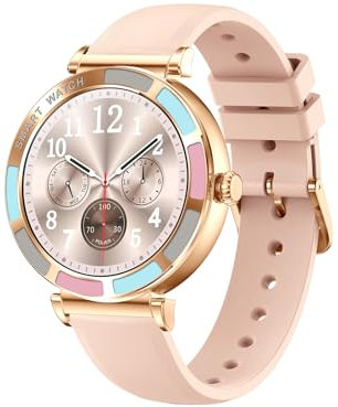 Trevi T-FIT 245 L Smartwatch mit kabelloser Anruffunktion, Full-Touch-Display 1,27 Zoll, Schlafüberwachung, Schritte, Herzfrequenz, Bewegung, Anrufbenachrichtigungen und soziale Nachrichten, Rosa