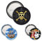 ABYstyle One Piece - Pack de insignias Skull & Luffy, Dimensions : 1 x 5cm de diamètre, 2 x 3,2 cm, Metal