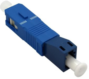 Conectra® - Glasfaser Adapter für FTTH | LC/UPC Buchse auf SC/UPC Stecker | OS2 | Simplex | Monomode (1 Stück)