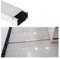 Metal Trunking for Electric Cables, 1 M Length Cuttable Wire Hider with Removable Snap-in Lid, Easy to Install Floor Cable Protector for Home Office Hotels(W x H 2.5x1.5cm,3pcs)